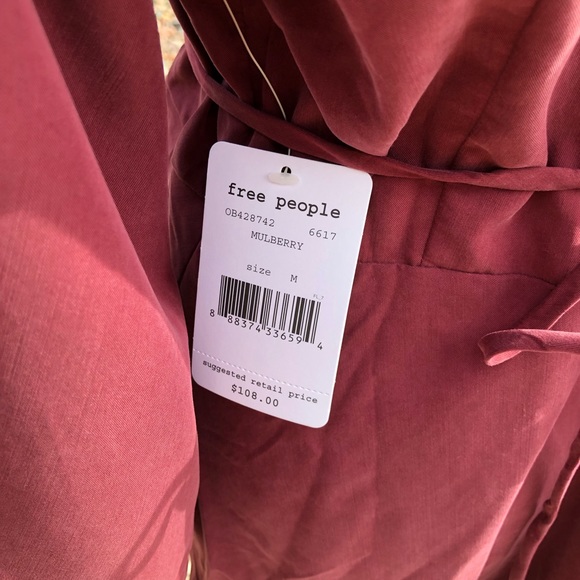 Free People wrap blouse - Picture 4 of 7